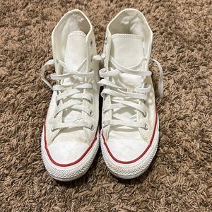 White High Top Converse
